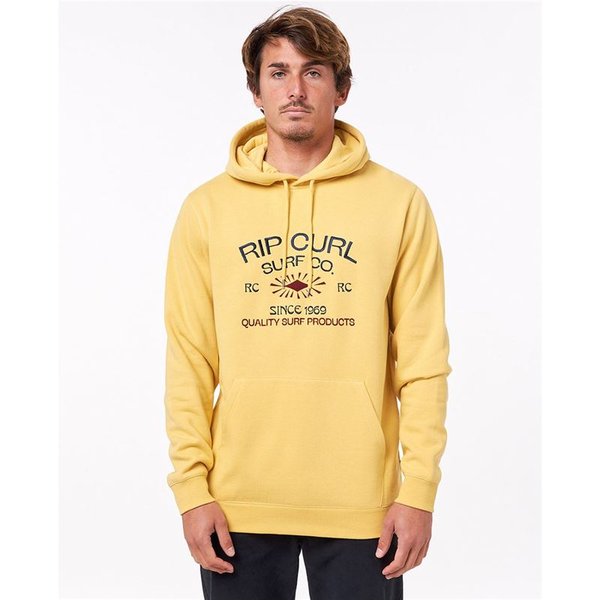 Sweat jaune Rip Curl Radiate Homme