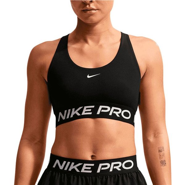 Brassiere de sport Fitness Nike DF 365 LS Femme noir.
