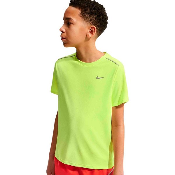 T-shirt jaune Nike DF Miler SS Enfant