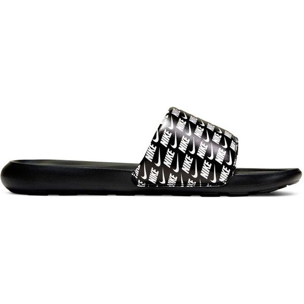 Tongs Nike Victori One Slide Print Homme noires
