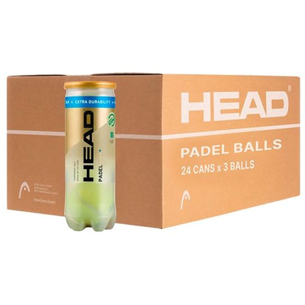 Boîte de 24 Balles Pádel Head 3B Pro S+ 6DZ Summer (boîte de 64 canettes)