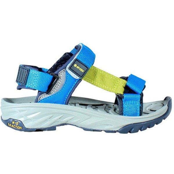 Sandales Montagne Enfant Hi-Tec Ula Raft, bleu impérial/vert Grenoble