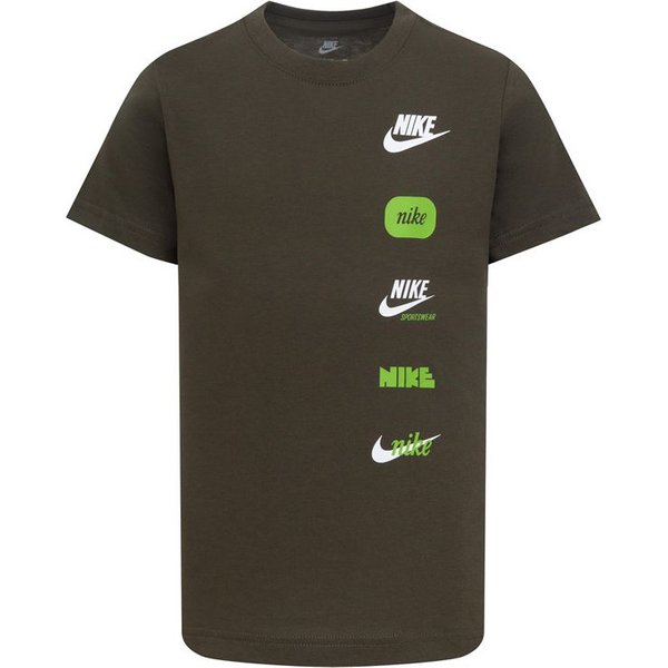 T-shirt kaki Enfant avec badge Nike Club+