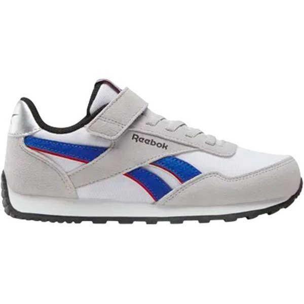 Chaussures Reebok Glide basses élastiques et à bride Haut Enfant blanches/bleues/rouges