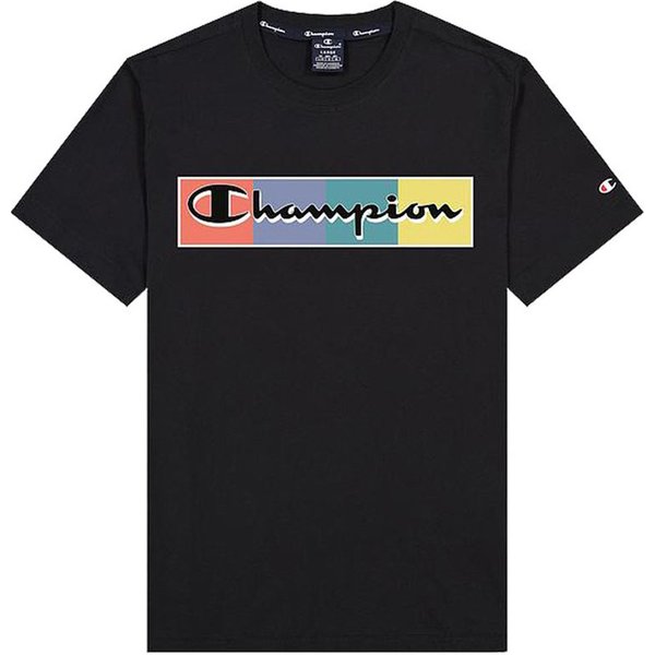 T-Shirt Homme Champion à Col Rond Noir-image