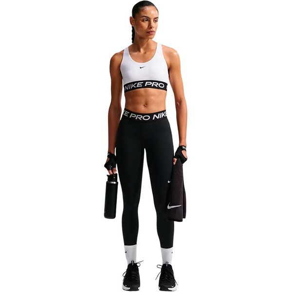 Brassiere de sport Fitness Nike DF 365 LS Femme blanc.