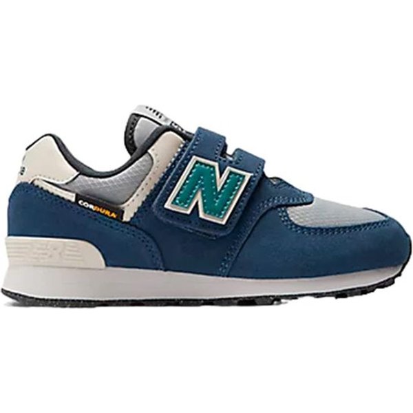 Chaussures New Balance 574 Core à fermeture velcro bleues Enfant