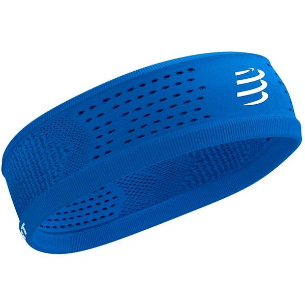 Bandeau pour les cheveux Running Compressport Thin On/Off bleu royal