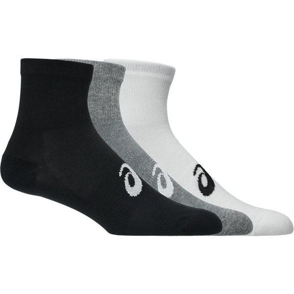 Chaussettes Fitness ASICS, Pack 3, chaussettes mi-mollet multicolores