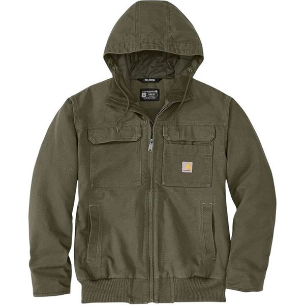 Carhartt Bartlett Active Veste coton lavée Homme couleur mousse