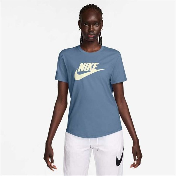 T-Shirt Nike Sportswear Essentials Logo Femme Bleu-image