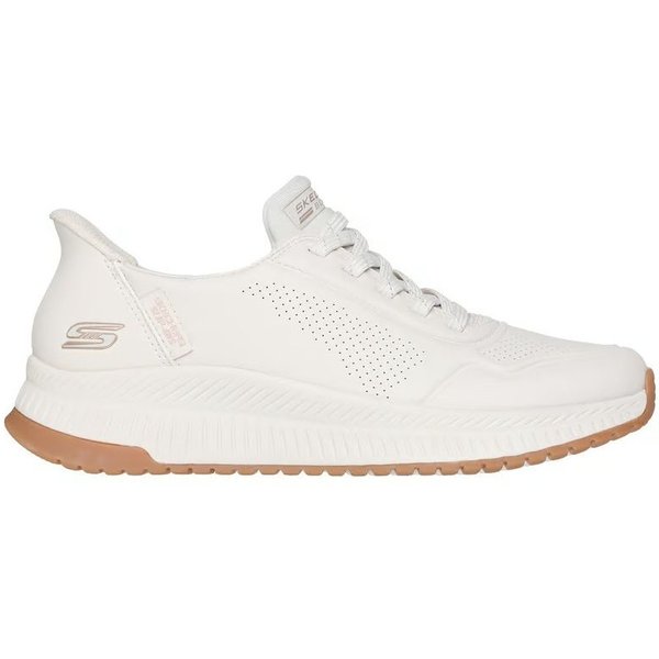 Chaussures blanches Skechers Bobs Squad 4 - Look Clé Femme