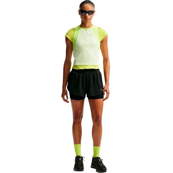 Pantalons Running 2 En 1 Taille Haute Nike Tempo Flow Dri-Fit Femme Noir-image