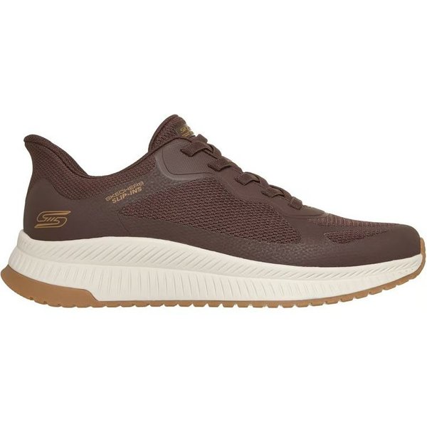 Baskets Skechers Bobs Squad 4 Homme , Chaussures chocolat