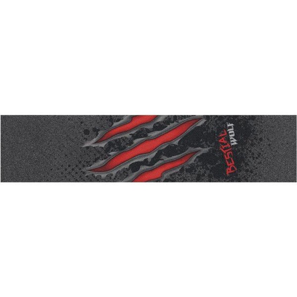 Grip personnalisé Bestial Wolf avec motif griffes. Pour trottinettes.