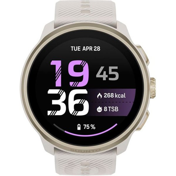 Montre Suunto Run 2 Feather 4GB blanche/or