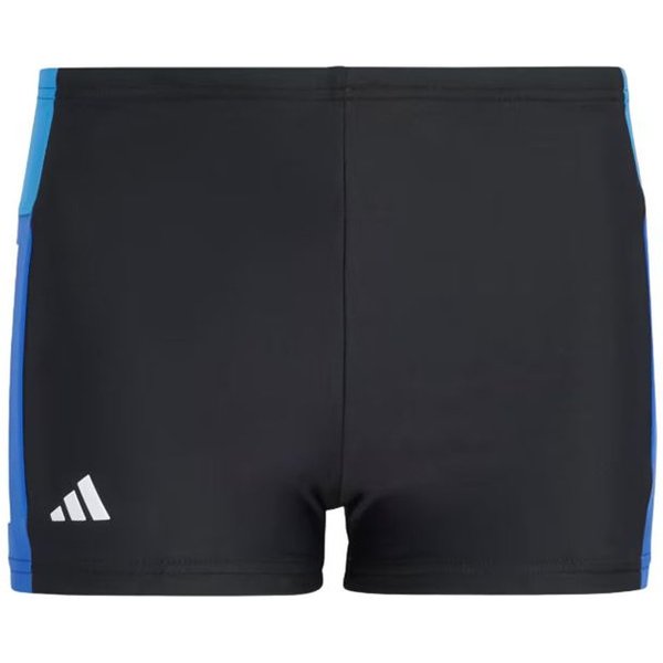 Maillot de bain bain boxer adidas Colorblock 3 Natation rayures Enfant noir