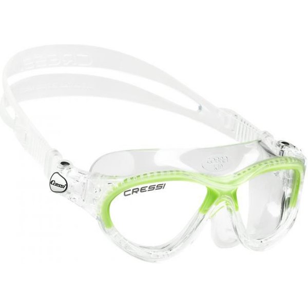 Lunettes de natation Cressi Sub Cobra Kid Lime-Transparent