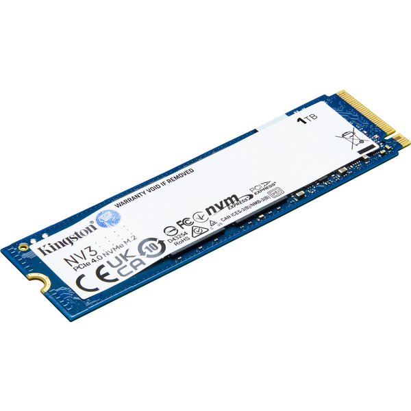 Kingston NV3 - SSD - 1 TB - intern - M.2 2280 - PCIe 4.0 x4 (NVMe)