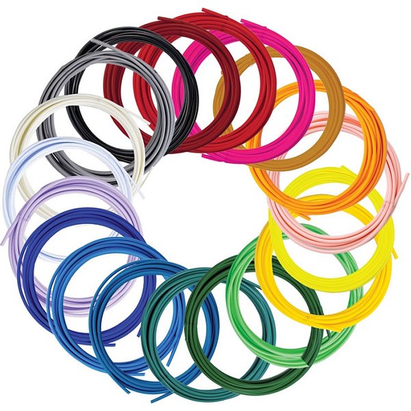 3Doodler Filament FLOW 20 PLA 20 Farben Nachfüllpack