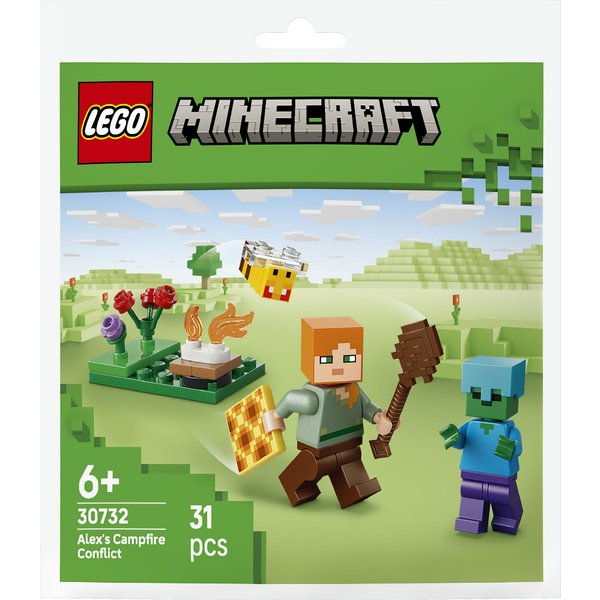 LEGO Minecraft Alex's Campfire Conflict 30732