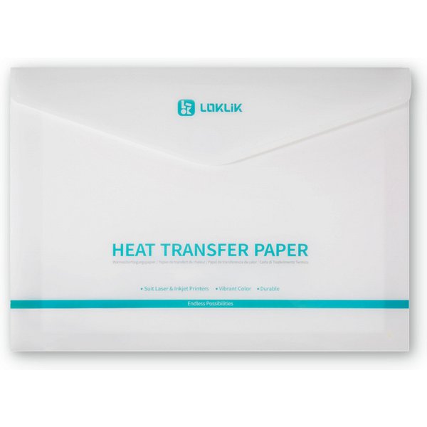 LOKLiK Transferpapierbogen - Dunkel - 8er-Pack