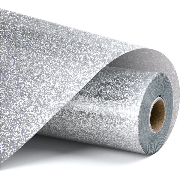 LOKLiK Plotterfolie Glitzer - Silber - 30,5 x 90 cm