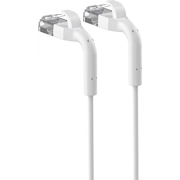 Extralink Kat.6 U/FTP 3m 1Gbps Biały | Patchcord LAN | Miedź Kabel sieciowy skrętka, łamana końcówka (EX.38930) networking cable