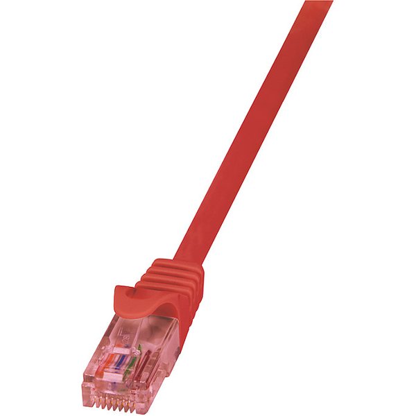 Logilink Patch Cable Cat.6 U/UTP BC red, 5,00m PrimeLine