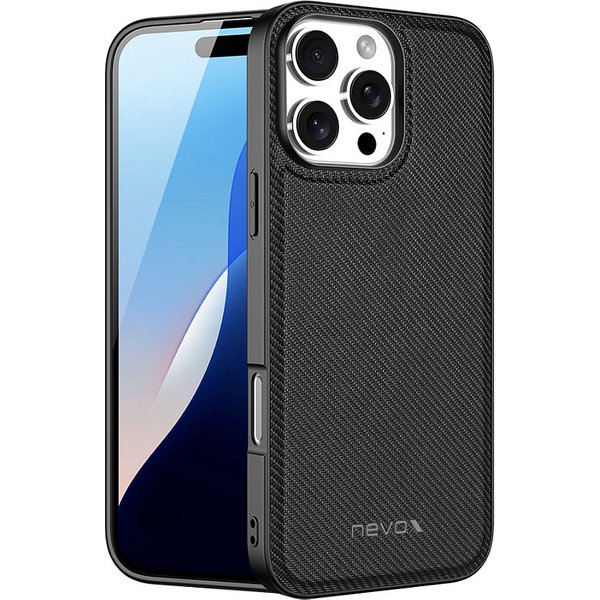 Nevox StyleShell Nylo (schwarz, iPhone 16 Pro)