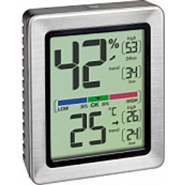 TFA® EXACTO Thermometer silber