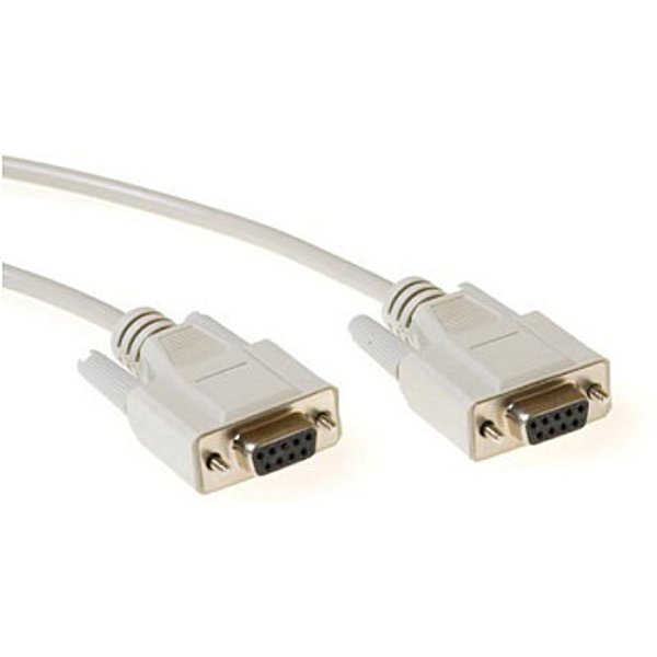 Serial printer cable 9 pin D-sub female - 9 pin D-sub female 1.80 m