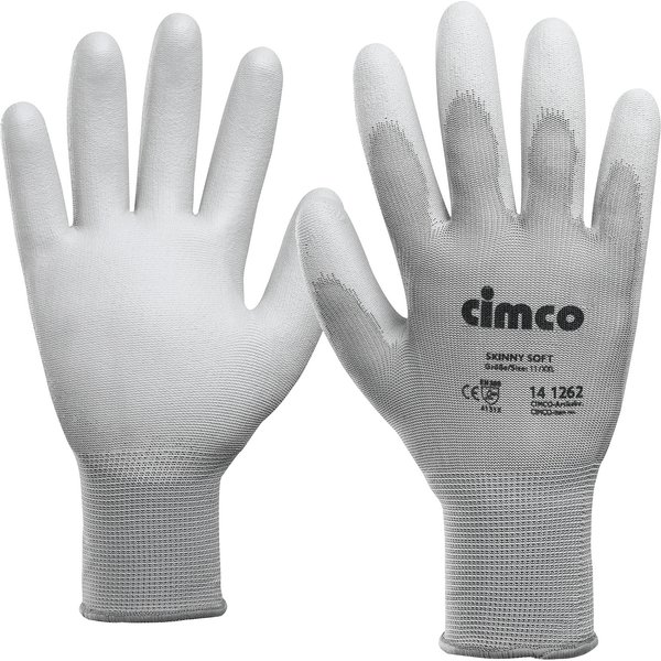 Cimco 141260, Werkstatthandschuhe, Grau, L