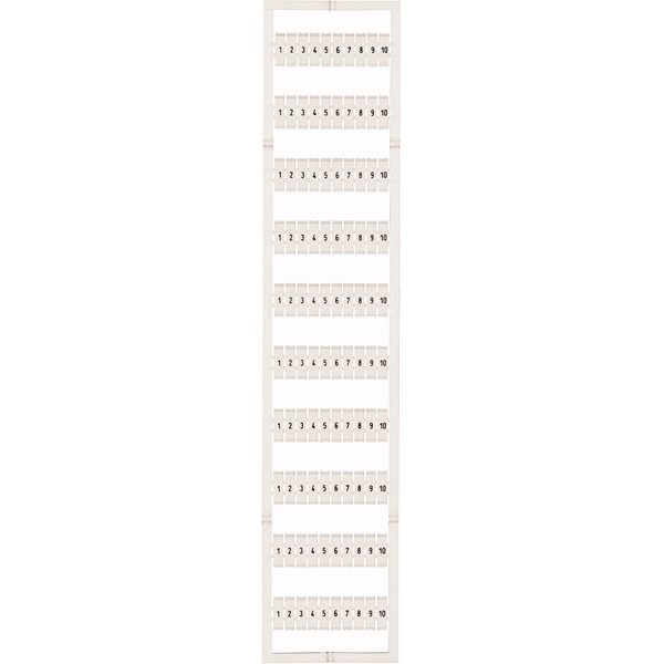 WAGO 793-3502, Anschlussblockmarker, 100 Stück(e), Weiß
