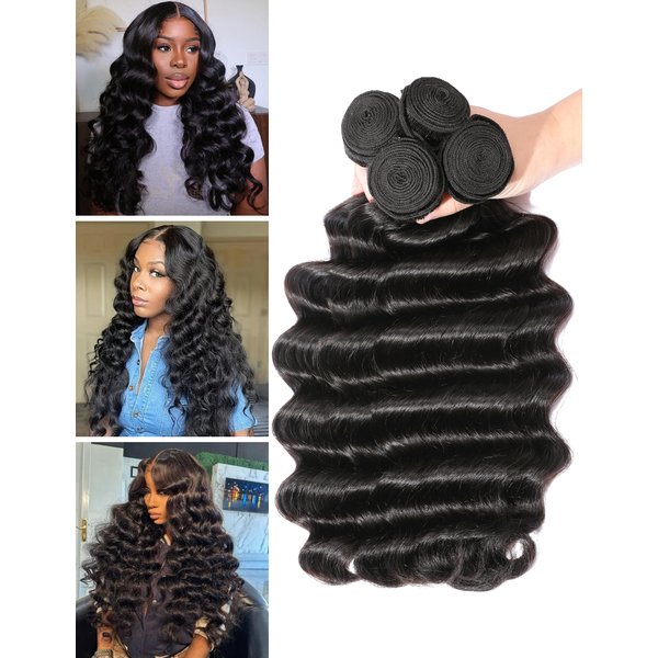 Nadula Loose Deep Virgin Hair Weave 4 Bundles Thick Hair Bundles Hot Style