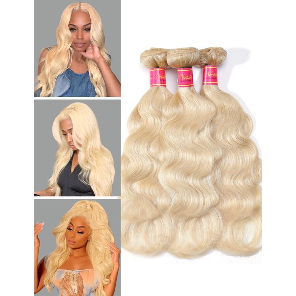 Nadula 613 Blonde Virgin Human Hair Bundles Deal Body Wave Hair