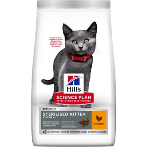 Hill's Science Plan Sterilised Kitten poulet 3 kg