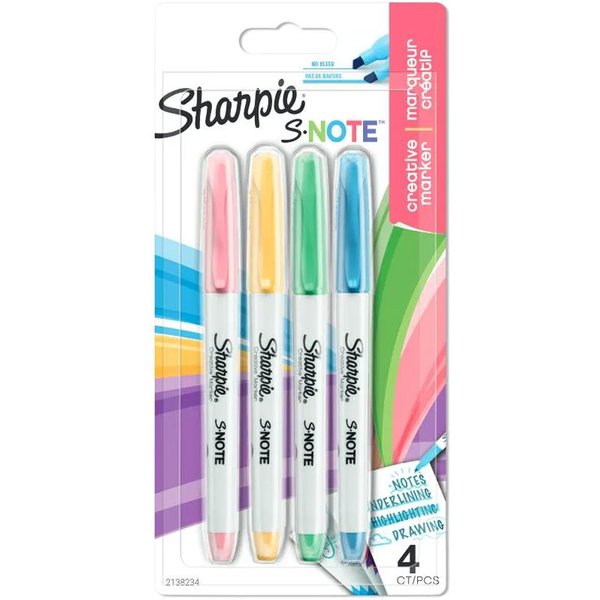 Sharpie 2138234 permanent marker Multicolour 4 pc(s)