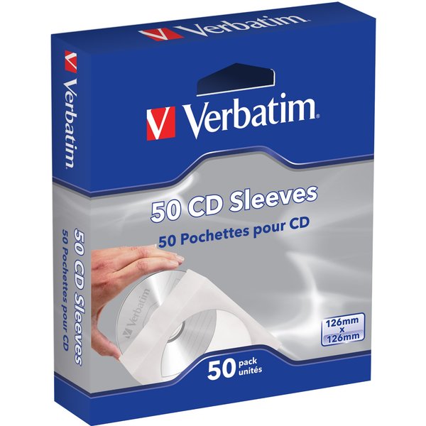 Verbatim CD Sleeves 50pk