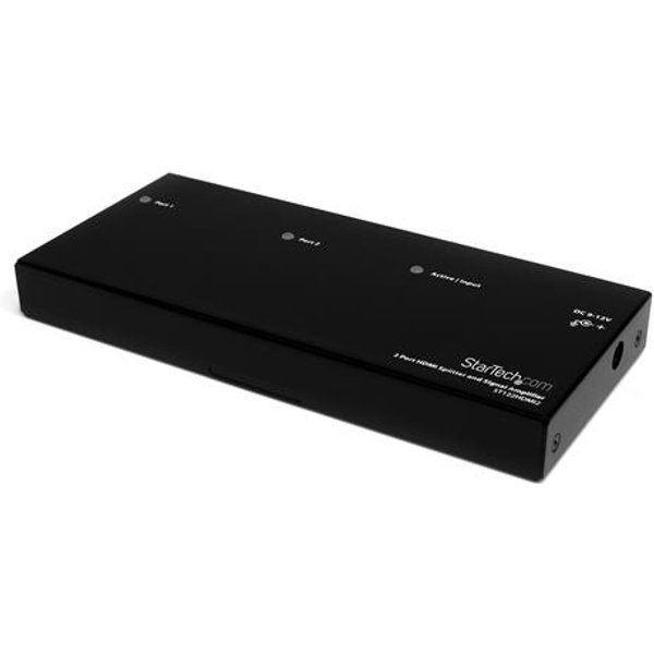 StarTech.com 2-port HDMI splitter and signal amplifier - TAA
