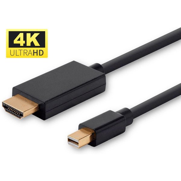 Microconnect MDPHDMI3B-4K video cable adapter 3 m Mini DisplayPort HDM