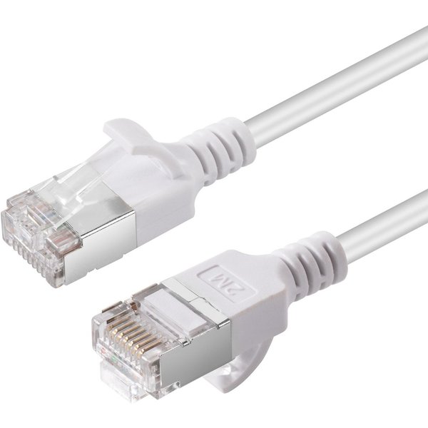 Microconnect V-FTP6A10W-SLIM networking cable White 10 m Cat6a U/FTP (