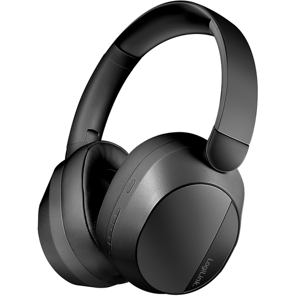 LogiLink BT 6.0 Headset with ANC. black