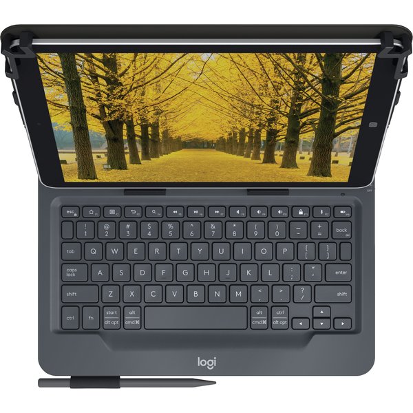 Logitech Universal Folio with integrated keyboard for 9-10 inch tablet
