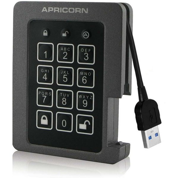 Apricorn Aegis Padlock 120 GB Black. Grey