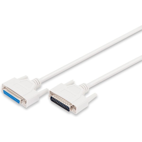 Digitus Datatransfer extension cable. D-Sub25/M - D-Sub25/F