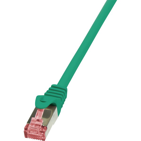 LogiLink 7.5m Cat.6 S/FTP networking cable Green Cat6 S/FTP (S-STP)