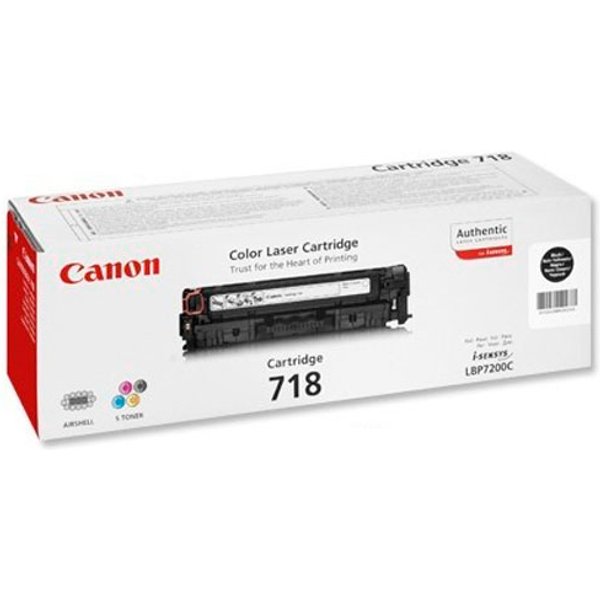Canon 2662B017/718BKVP Toner cartridge black twin pack Contract. 2x3.4