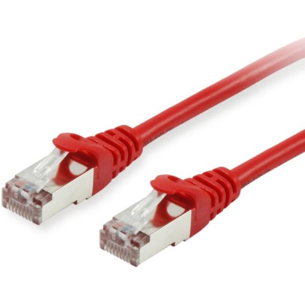 Equip Cat.6A S/FTP Patch Cable. 5.0m. Red