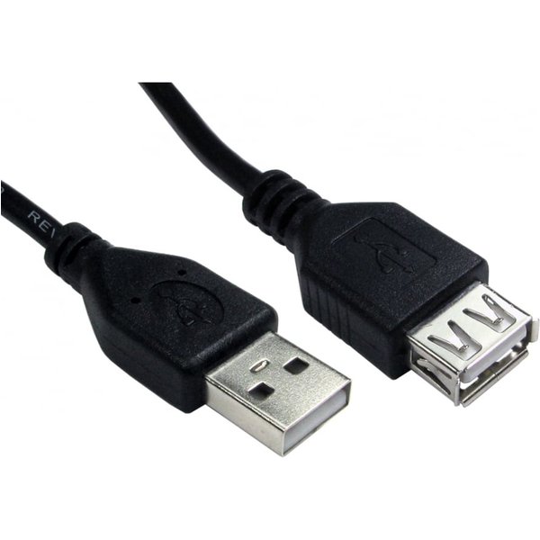 Cables Direct 99CDL2-020 USB cable 0.5 m USB 2.0 USB A Black